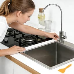 5 m zachte plint, zelfklevend, wit, pvc, doucheafdichting, plint, waterdicht, badkamer, plakband, zelfklevend, geschikt voor keuken, toilet, schimmelbestendig, afdichting — thumbnail 4