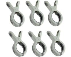 6 stuks-Wasknijpers - Grote Knijpers - Handdoekknijpers - Strandlaken Knijpers - Handdoek Klemmen - Strandlakenclip voor strandstoel -Groen