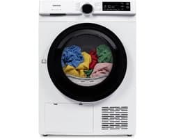 Tomado TDH8002W Warmtepompdroger - 8 kg - energieklasse C - 14 droogprogramma's - UV licht - 66 dB