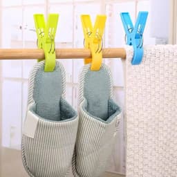 Wasknijpers Set - Handdoek Klemmen - Kleding Drogen - Duurzaam PP Kunststof - 20 Stuks - Vier Kleuren — thumbnail 2