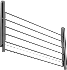 Droogrek - Opklapbare badkamerdroger aan de muur gemonteerd - 60 cm  Zilver — thumbnail 2
