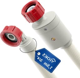 Aquastop Toevoerslang 15 m 90 °C recht-hoek - universele 3/4 inch slang voor wasmachine vaatwasser — thumbnail 1