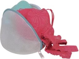 MSV Waszak voor delicaat wasgoed - 2x - lingerie/bh waszak - wit - 11 x 18 x 13 cm — thumbnail 2