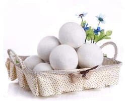 XL 6x Duurzame Drogerballen - Wasballen - Wasbollen - Ecologisch - Wasdrogerballen - Wasbol - Energiebesparende producten-Wit — afbeelding 1
