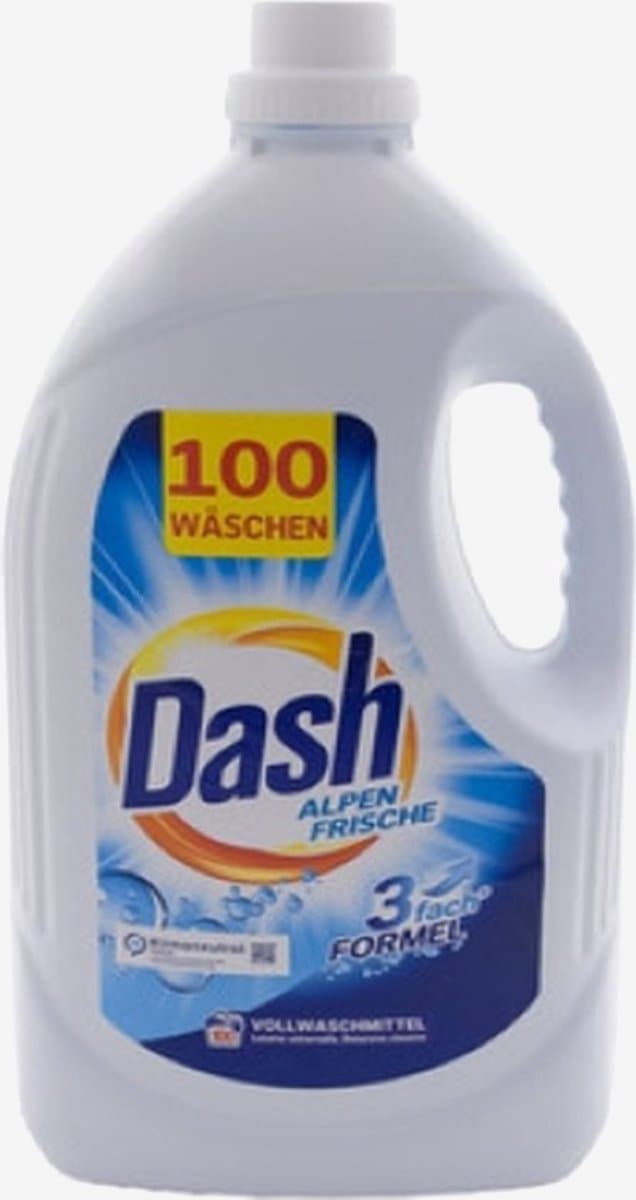 Dash - Wasmiddel - Vloeibaar Wasmiddel - Alpen Frische - 100wb/5L — afbeelding 1