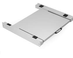 Vonia Tussenstuk Wasmachine Droger - Stapelkit Wasmachine Droger - Universeel - Uitschuifbare werkblad - Wit — afbeelding 1