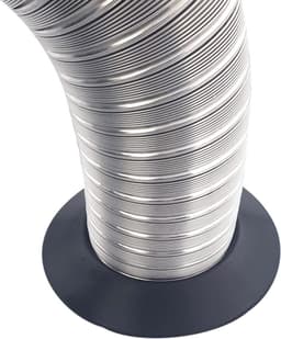 Flexibele Aluminium Afvoerslang 70mm - Uitschuifbaar 1,2m voor Afzuigkap, Fornuis en Ventilatie — thumbnail 2