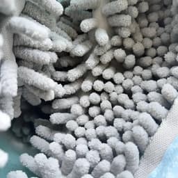 Schoenwaszak – waszak – met 360° reinigingsfleece en ritssluiting – Geluidsreducerend – Wasmachinebestendig – Voor Sneakers – Universele Maat – 2 Stuk – Grijs — thumbnail 3