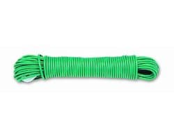Waslijn polypropyleen met spankabel 2,7 mm - 10 meter groen