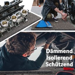 Antitrillingsmat en antislipmat voor bouwbescherming en sporttoestellen, rubber zwart 600 x 600 x 15 mm — thumbnail 3