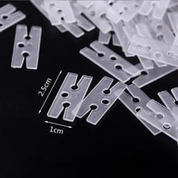 200 Stuks Ballon Klemmen - Wit - Snelle Ontlating voor Feestdecoratie — thumbnail 2
