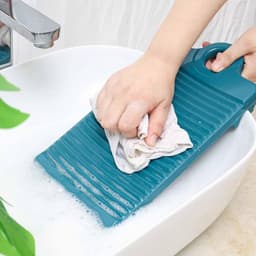Plastic Mini Wasbord - Antislip Handwas Bord - Groene Huishoudelijke Wasaccessoire — thumbnail 3