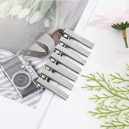 Set van 100 kleine zilveren eendenbek haarspeldjes en clips voor vrouwen en meisjes — thumbnail 3