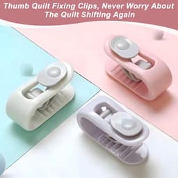 12 stuks dekbedclips, beddengoedbevestigingen - geen naaien nodig, dekbedhouders voor dekbedovertrekken, antislip bedaccessoires voor het bevestigen van dekbedden, herbruikbare dekenklemmen voor gebruik in de slaapkamer thuis — thumbnail 2