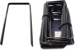 100x Stalen Grondankers voor Tuinmat en Schutting - 150 mm — thumbnail 1