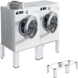 Verstelbaar en Stabiel Onderstel voor Wasmachine en Droger, Dubbele Verhoging onderbouw — thumbnail 1