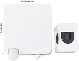 Dailygoods- Kledinglijn Intrekbaar - Roestvrij Staal - 6m Lengte - 25kg Belasting - Eenvoudige Installatie - Geschikt voor Binnen/Buiten - Waslijn — thumbnail 4
