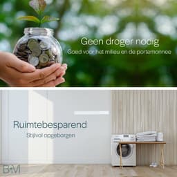 BAUER & MEYER® Wanddroogrek XXL 116cm - Droogrek Inklapbaar - Incl. 10 wasknijpers + 1x wasmand - Wasrek - 8.1 Meter drooglengte - Wit — thumbnail 4