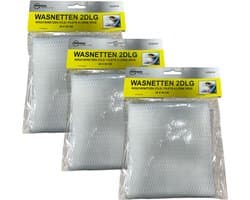 Wasnetten 40x30cm 2 stuks Set van 3