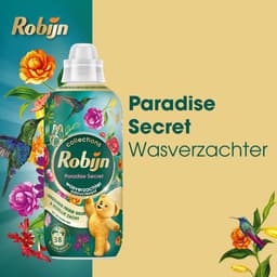 Robijn - Wasverzachter - Paradise Secret - 8 flessen - 304 wasbeurten - Voordeelverpakking — thumbnail 3