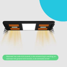 Wasophoogte® Elektrisch Droogrek - Plafonddroogrek Pro - Droogrek - Droogrek Elektrisch - Plafond Droogrek - 38 kg draagvermogen — thumbnail 4