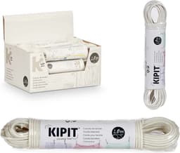 Kipit Waslijn - 2x - 20 meter - PVC - wit - drooglijn / waslijndraad — thumbnail 2