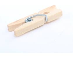 Mini knijpers hout - kleine knijpers - wenskaarten - geboortekaartjes - foto's