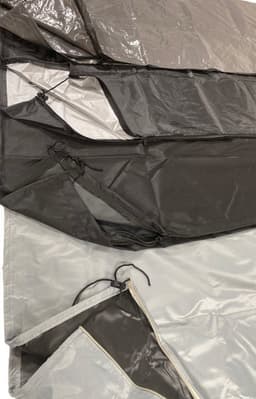 Redlabel Droogmolenhoes - 175x28x50 cm - met Rits, Stok en Trekkoord incl. Stopper- Zwarte Droogmolenhoes — thumbnail 4
