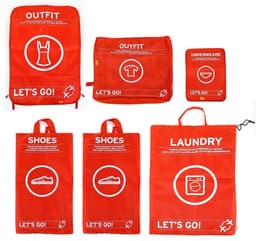 Pusher - TRAVEL SET LUGGAGE - RED — thumbnail 1