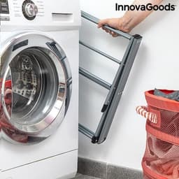 InnovaGoods - Inklapbare en uitschuifbare kledingdroger | 3 niveaus | 11 stangen | Metaal, Standaard, IJzer — thumbnail 3