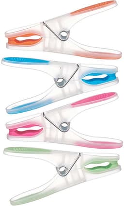 Anti-slip wasknijpers - 20x stuks - kleurenmix - kunststof - 8 cm — thumbnail 1