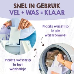 Proefpakket Wasstrips ECO 360 Wasbeurten in 3 Geuren Milieuvriendelijke Wasmiddeldoekjes Wasvellen Wasmiddel Voordeelverpakking incl. wasverzachter wasdoekje — thumbnail 2