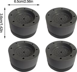 Wasmachine Verhoger - Koelkast Verhoger - Met Wielen - Wasdroger - Ombouw - 4 Stuks — thumbnail 3