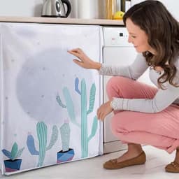 Wasmachine Deksel - Droger Beschermhoes - Apparaat Beschermen - Volledig Waterdicht - 60x56x83cm — thumbnail 2