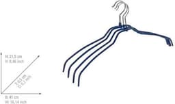 10412411100 Formbügel Slim 42 - 4er Set Kleiderbügel, dunkelblau — thumbnail 2