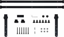 vidaXL - Ophangset - voor - minischuifdeur - 200 - cm - koolstofstaal — thumbnail 5