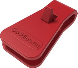 Clip voor sokken en dekbedovertrek Rood, 14 stuks — thumbnail 1