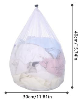 Ibenzoa® Multifunctionele Netzakken Set voor Wassen – 3 Stuks, 30 x 40 cm — thumbnail 2