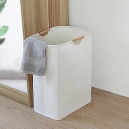 HAUSS SPOLE Wasmand-Inklapbaar Ontwerp - Laundry bag - Wassorteerder - Voor Badkamer & Slaapkamer-40×27×56 cm-Linnen-Beige — thumbnail 1