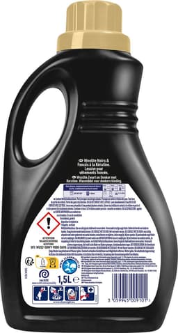 Woolite Zwart, Donker, Denim - Vloeibaar Wasmiddel - Met Keratine - 25 Wasbeurten - 1,5L — thumbnail 2