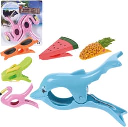 Handdoekklem/handdoek knijpers - watermeloen -2x - kunststof — thumbnail 4