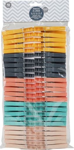 Urban Living Basic Grip wasknijpers - 100x - kunststof - 7 cm — thumbnail 2
