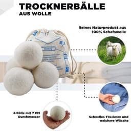 Drogerballen - Drogerballen Voor Wasdrogers - Droger Ballen - Drogerbollen — thumbnail 3