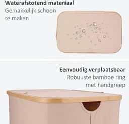 Equivera Panier à Linge - Wasmand - Was Organizer - Was Sorteerder - Was Mand — thumbnail 3