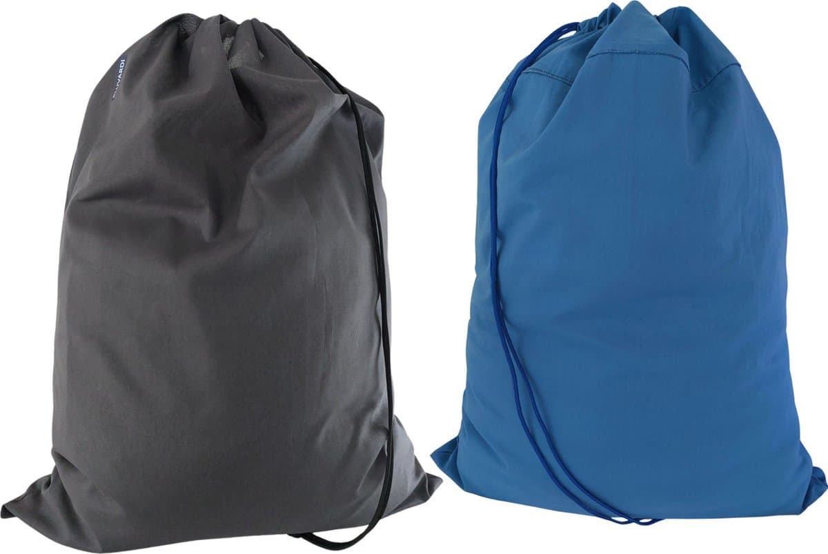 Bluvardi katoenen waszakken set van 2 stuks - XXL -indigo-antracit — afbeelding 1