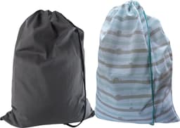 Bluvardi katoenen waszakken set van 2 stuks - XXL -antracit-energy — thumbnail 1