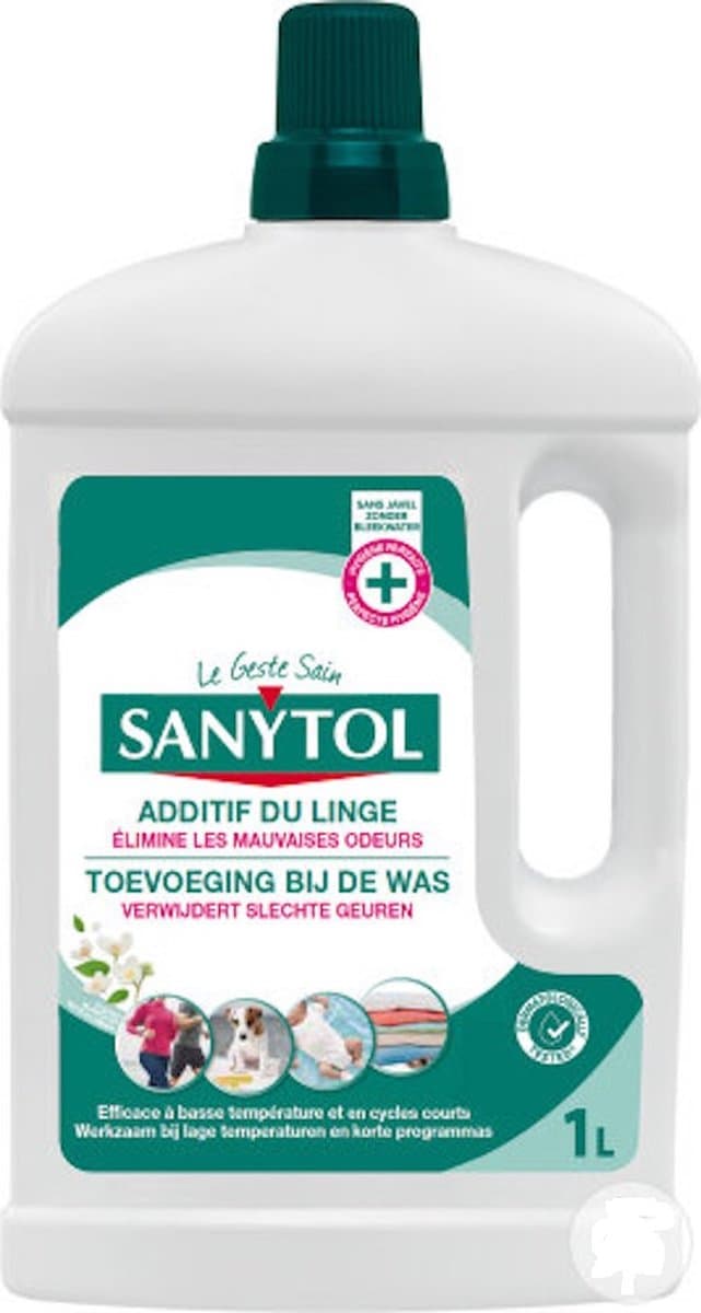 SANYTOL voor wasgoed met witte bloemen - 1L — afbeelding 1