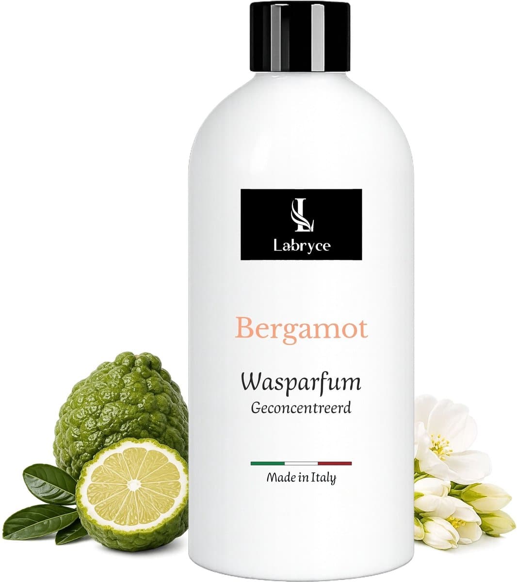 Wasparfum Labryce - Bergamot 500 ml - Bergamot & Witte Bloemen — afbeelding 1