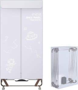 RWB® Elektrisch Droogrek - Elektrisch Wasrek - Droogrek - Grijs - 80cm x 46cm x 168cm — thumbnail 5
