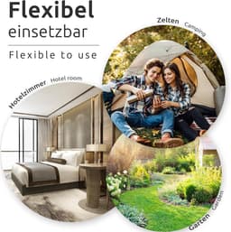 Draagbare Waslijn - Met Wasknijpers - Winddichte Reiswaslijn – uitbreidbaar en instelbaar - Elastisch – camper accessoires - voor binnen en buiten - Zwart - 2 stuks — thumbnail 5